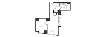 1 Bed/1 Bath-J